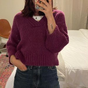 Mango Purple Knit Sweater 💜